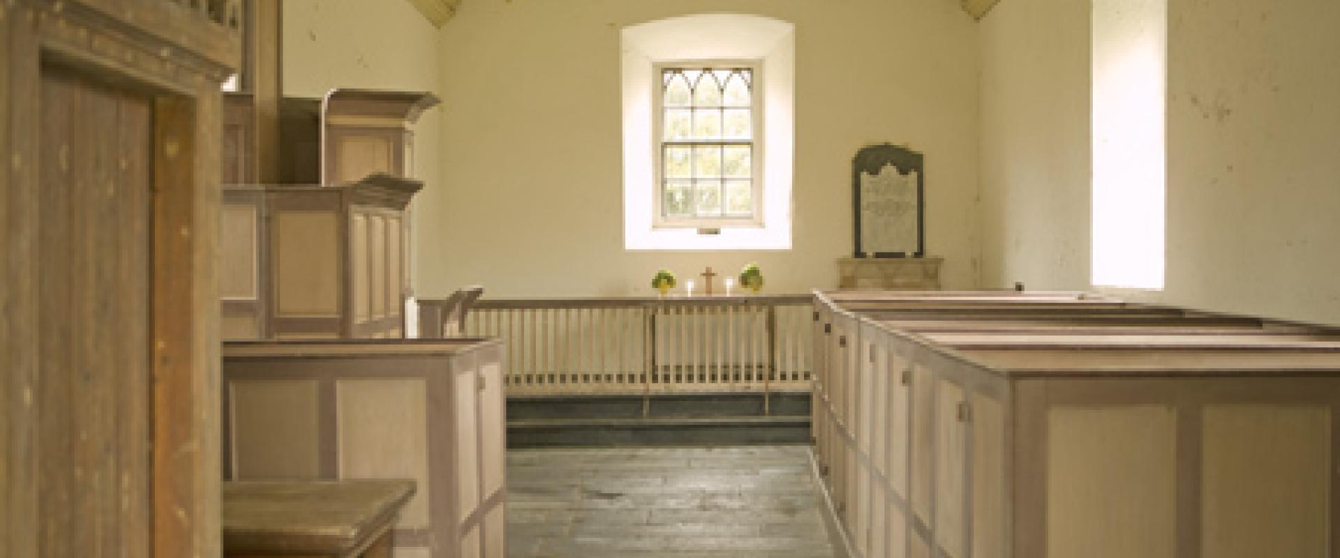 interior view of St Andrew the Apostle Bayvil