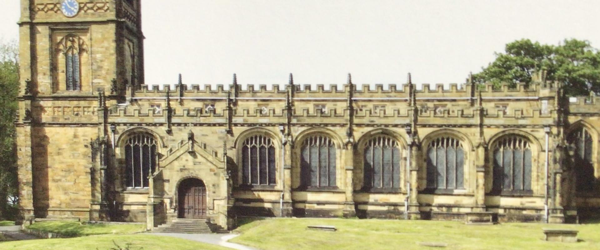 outside image of St Mary's Parish Church, Mold