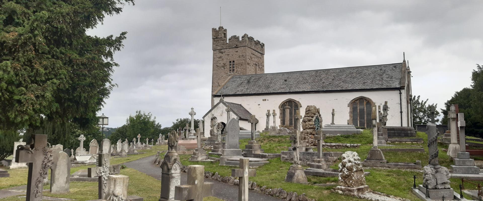 putisde image of St. Trillo's Church, Llandrillo yn Rhos