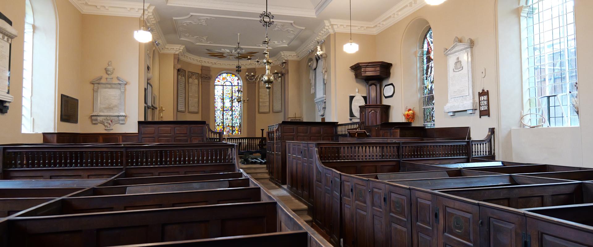 interior of St Deiniol's, Worthenbury