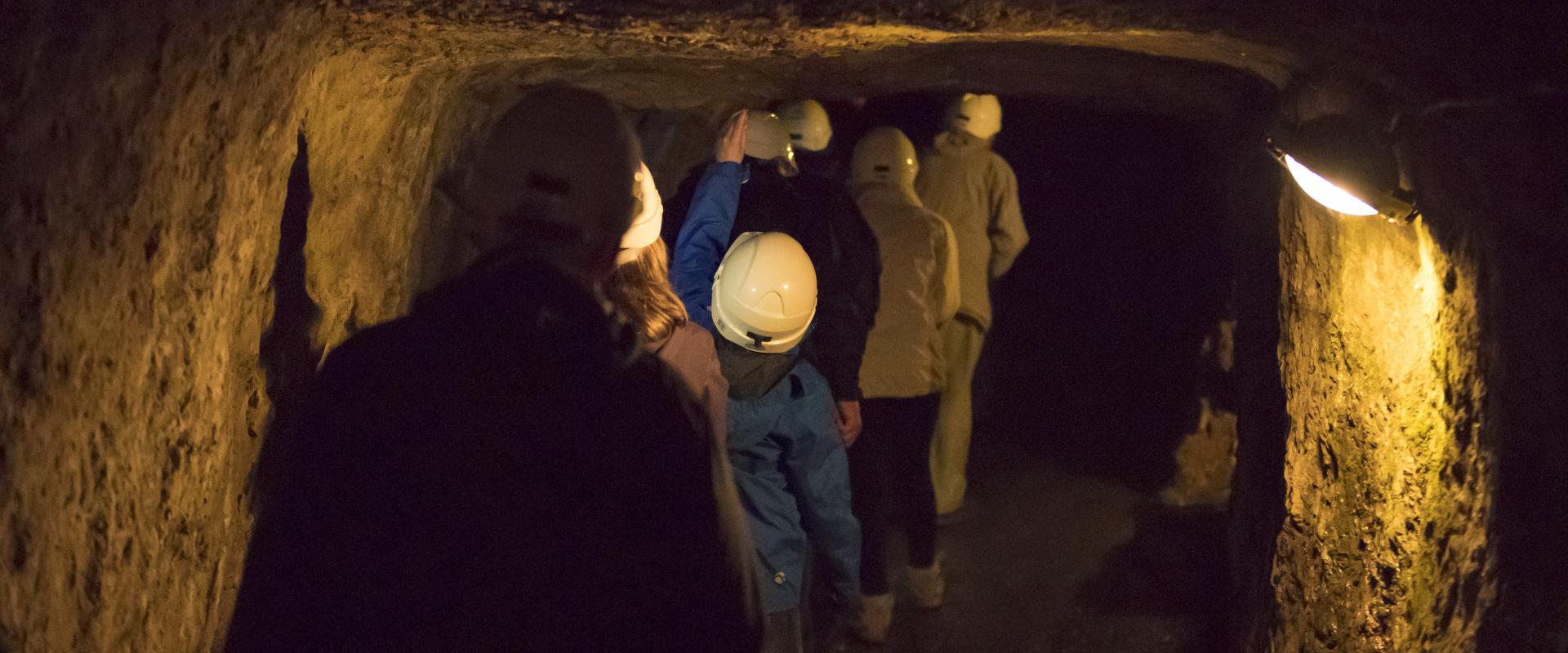 image of the inside of Dolaucothi goldmine