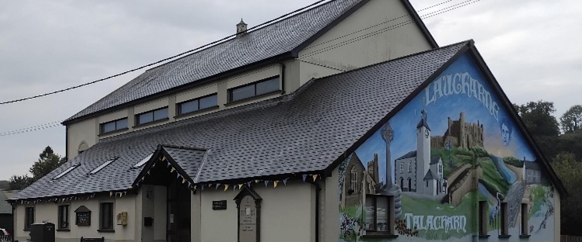 outside image of Laugharne memorial hall