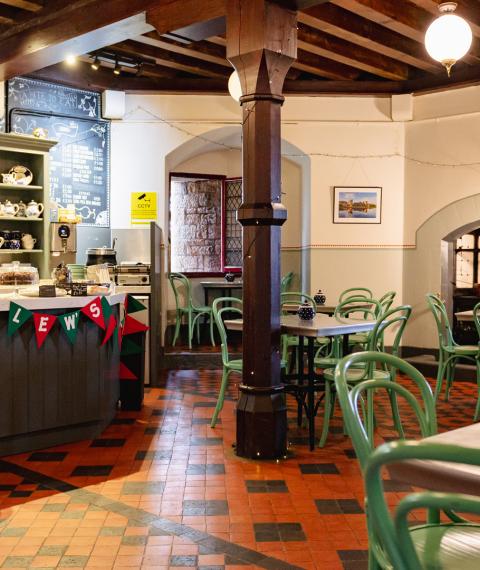 Castell Coch cafe - interior