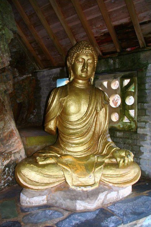 Bwdha Portmeirion, Penrhyndeudraeth / Portmeirion Buddha, Penrhyndeudraeth