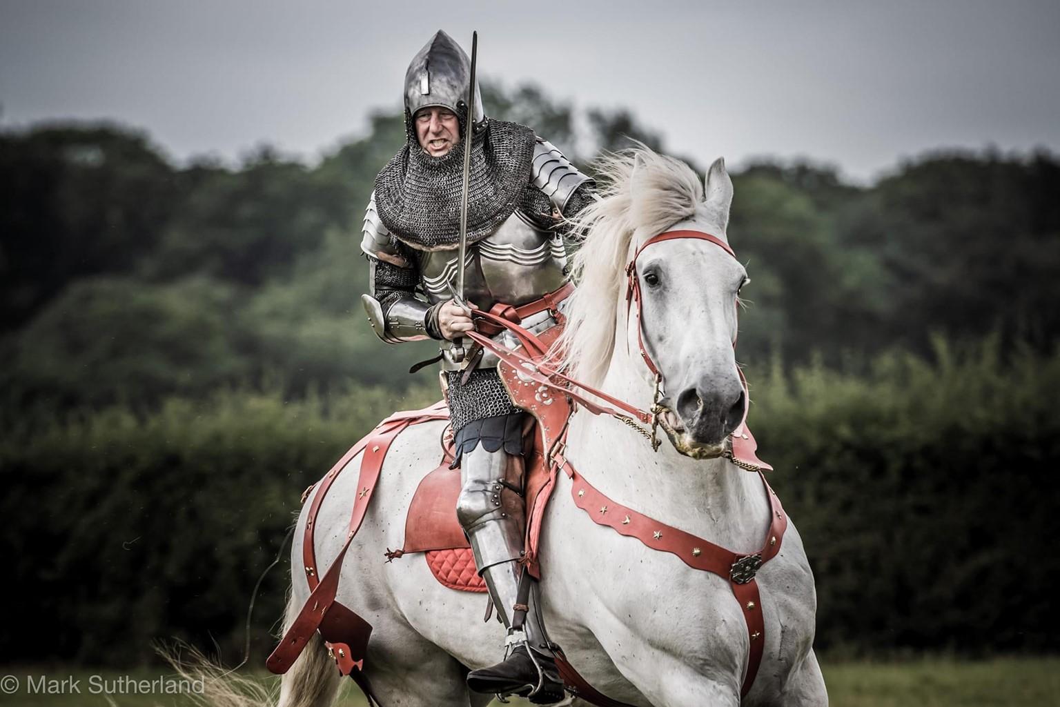 Knight on horseback