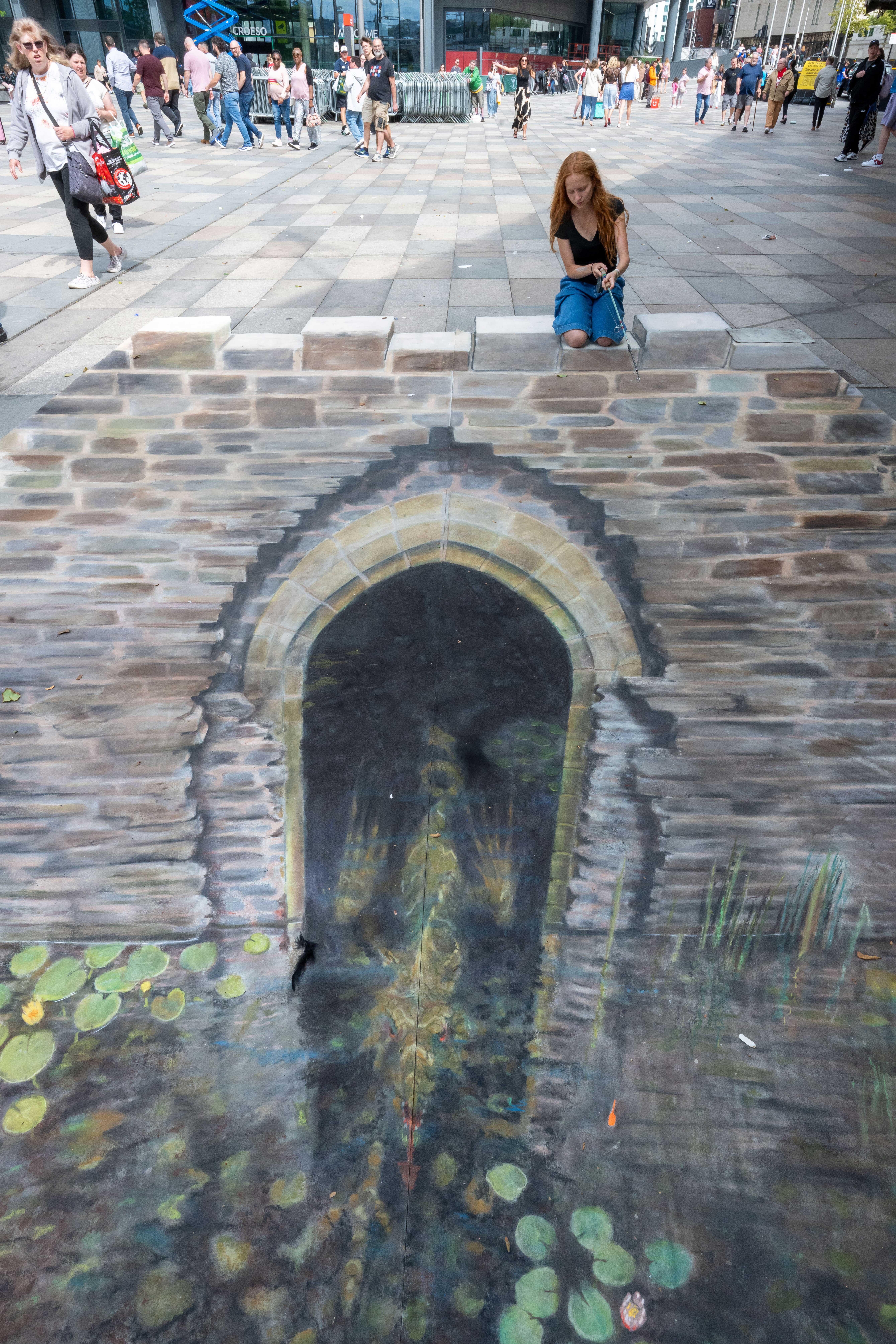 Castell Caerffili / Caerphilly Castle artwork