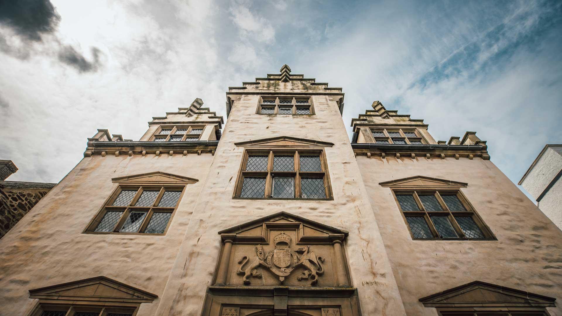 Front exterior view of Plas Mawr